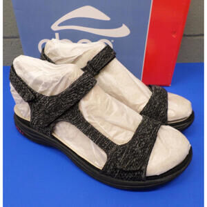 Abeo GW0363 GABI Women's Strappy Sandals Shoes Size 12 Medium Black